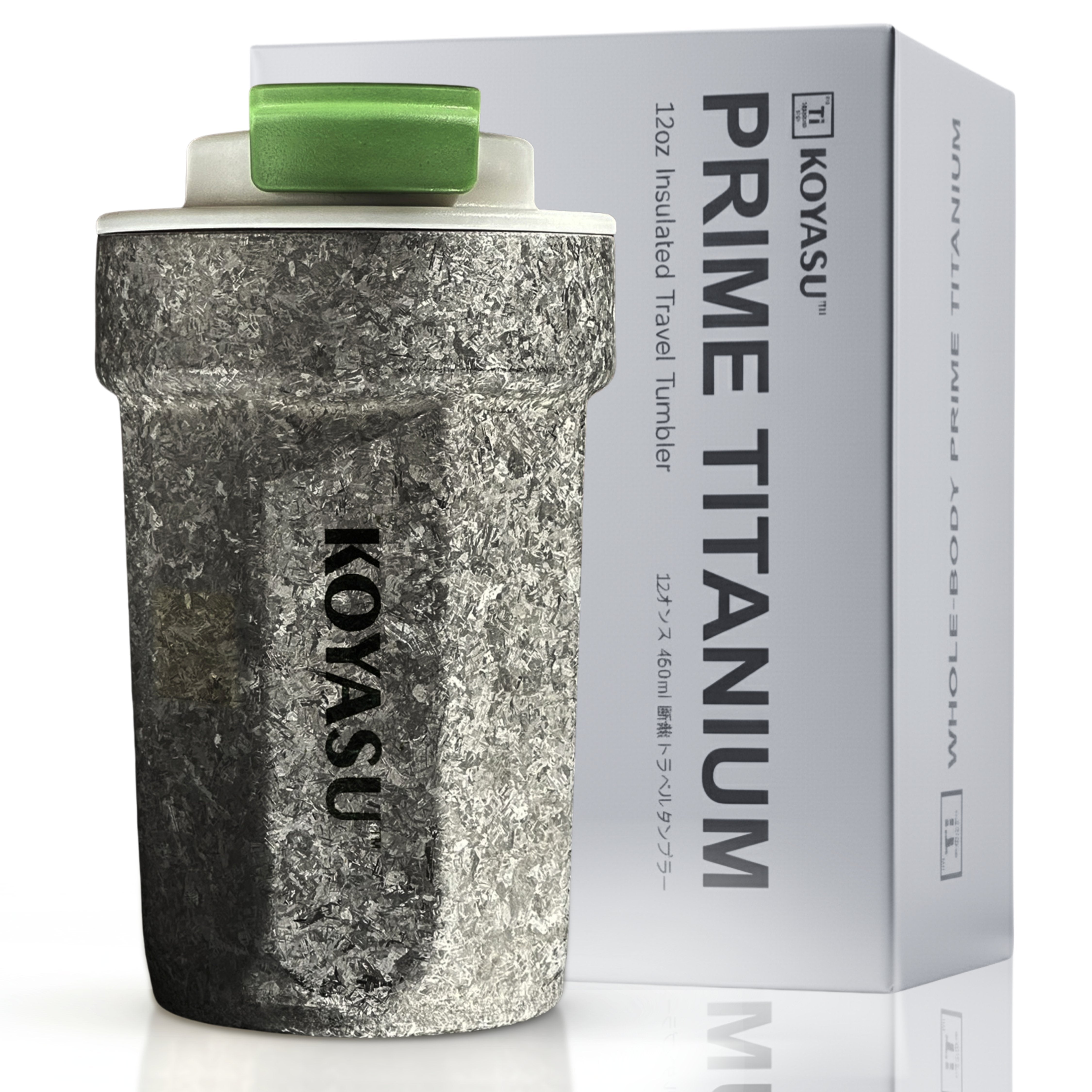 KOYASU Prime 12oz Pure Titanium Tumbler - Vacuum Insulated (Aurora & Frost Series)