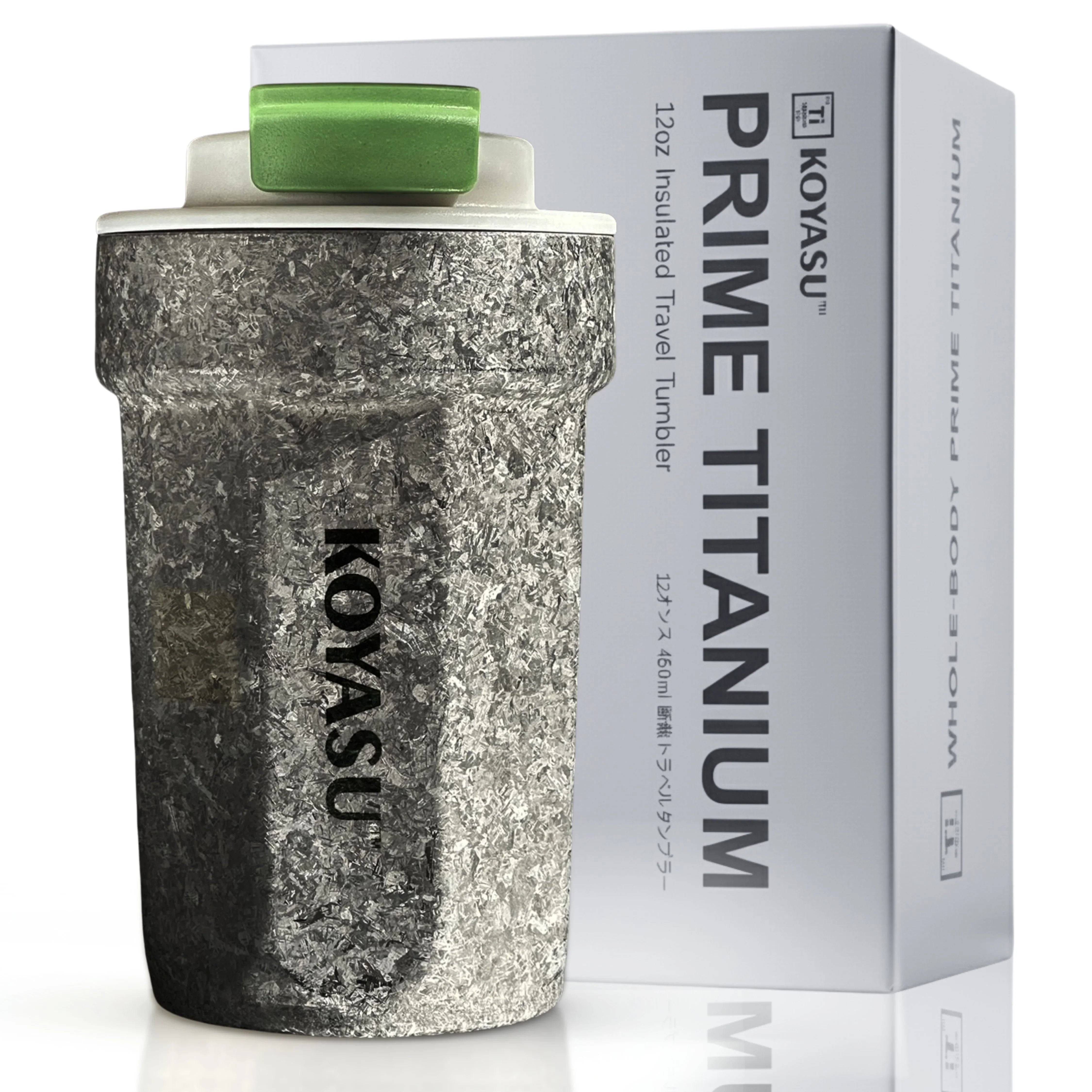 KOYASU Prime 12oz Pure Titanium Tumbler - Vacuum Insulated (Aurora & Frost Series)