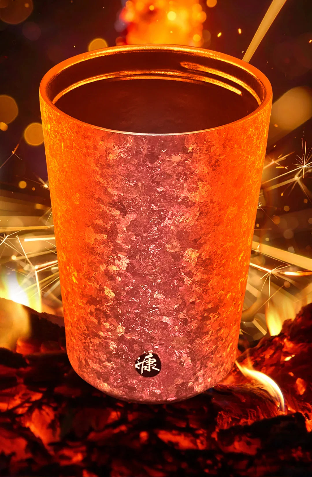 KOYASU Ti-Zen Titanium forging process heat treated finish at 1000 degrees no paint